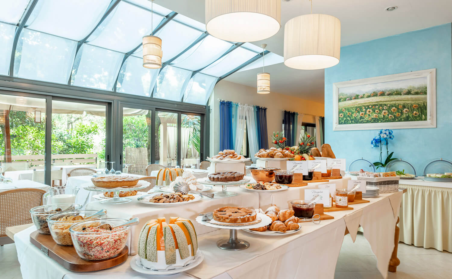 Hotel Andreaneri Marina di Pietrasanta - buffet breakfast dettaglio torte